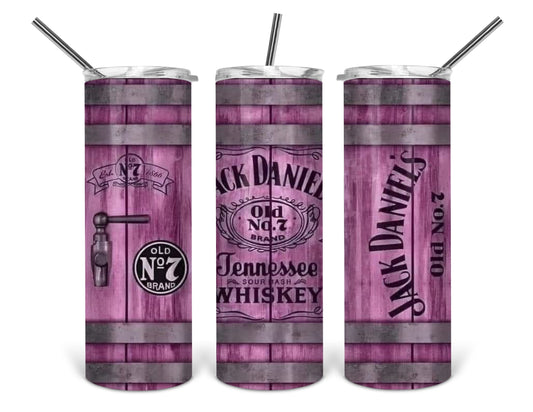 JD pink barrel tumbler wrap .bnb