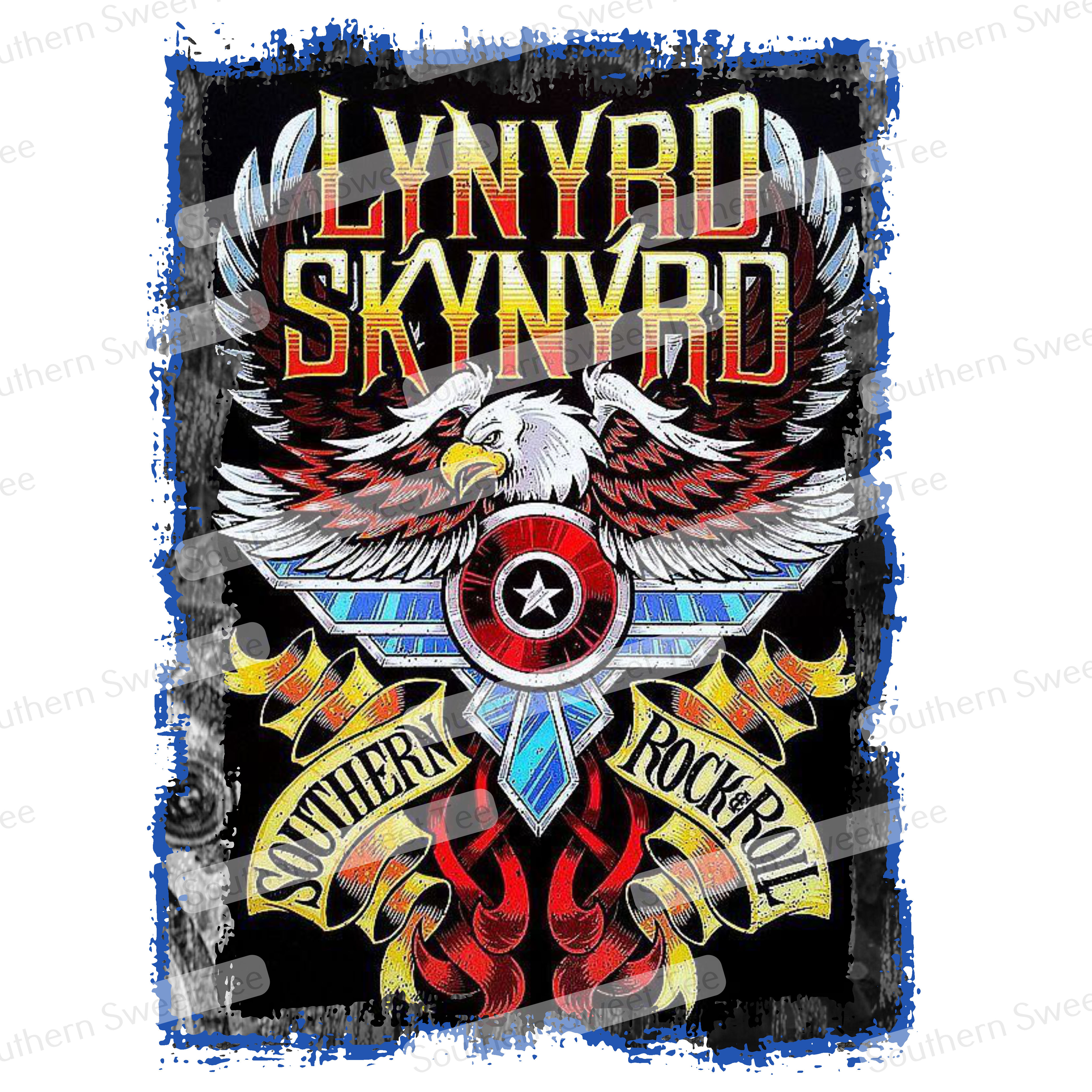 Lynyrd Skynyrd 12 x 18 Saturday Night Special Nuthin Fancy Promo Concert  Cardstock Poster