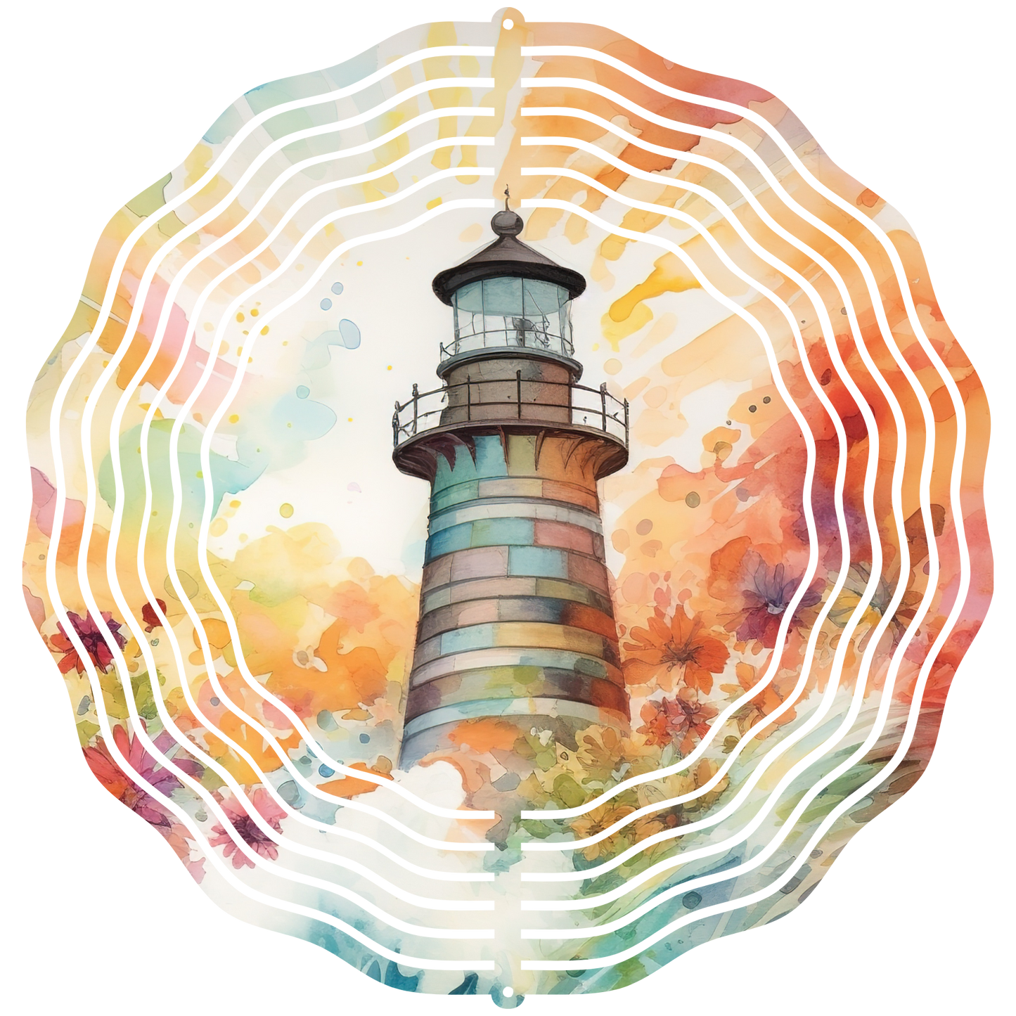 pastel lighthouse windspinner .bnb