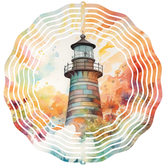 pastel lighthouse windspinner .bnb