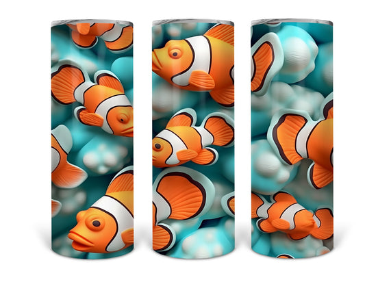 3D clownfish tumbler .bnb