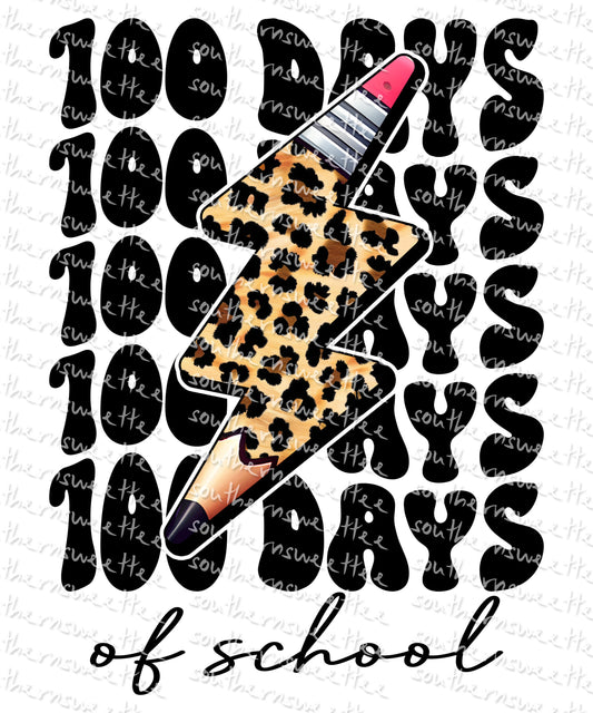 100 days leopard pencil .bnb