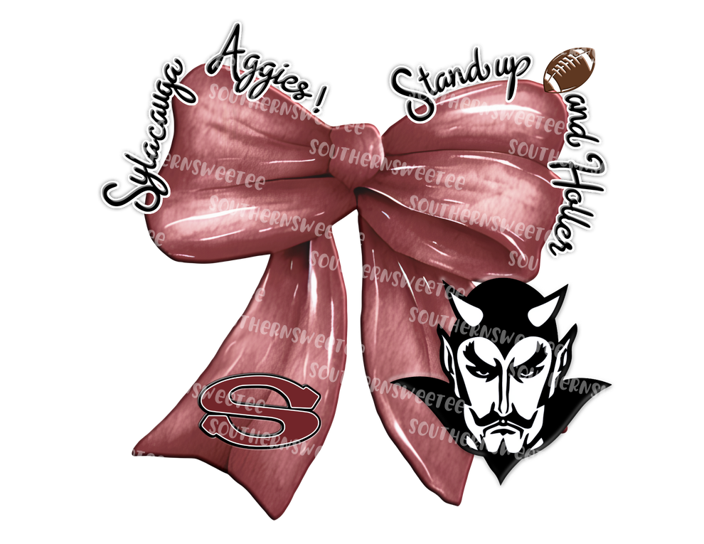 aggies coquette bow .bnb