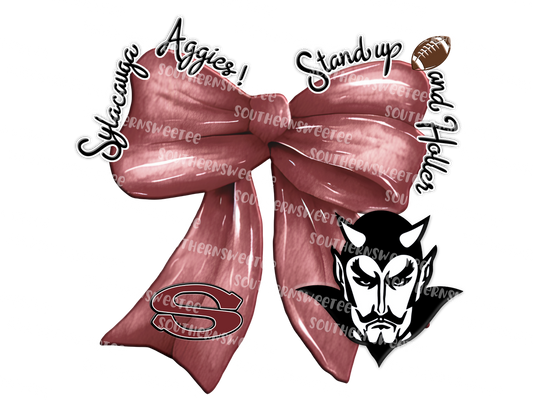 aggies coquette bow .bnb