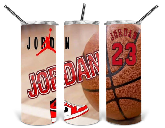 MJ B ball 23 20 oz tumbler .fdg