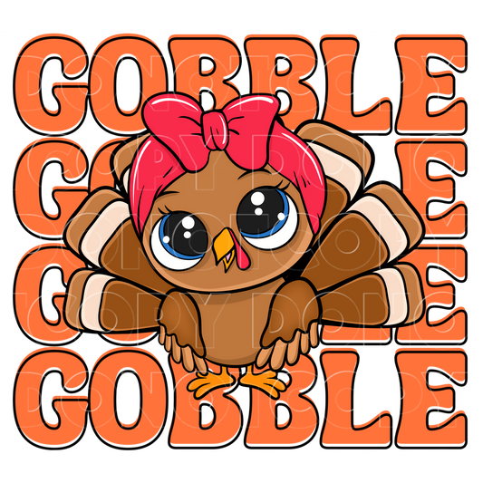 gobble girl turkey .tld23