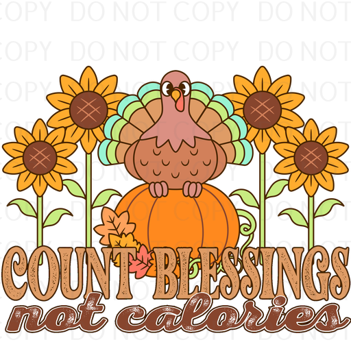 count blessings not calories .wcd