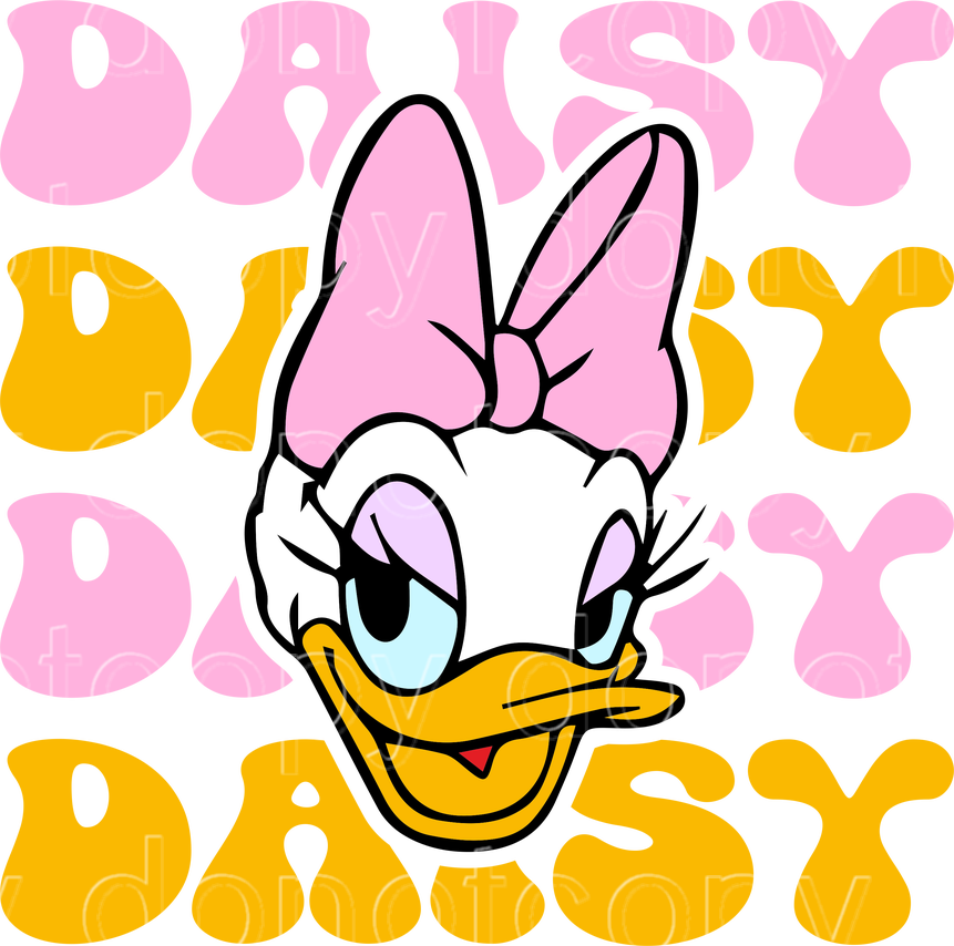 girl duck pink bow .bnb