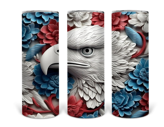 patriotic eagle 3D tumbler 3 .bnb