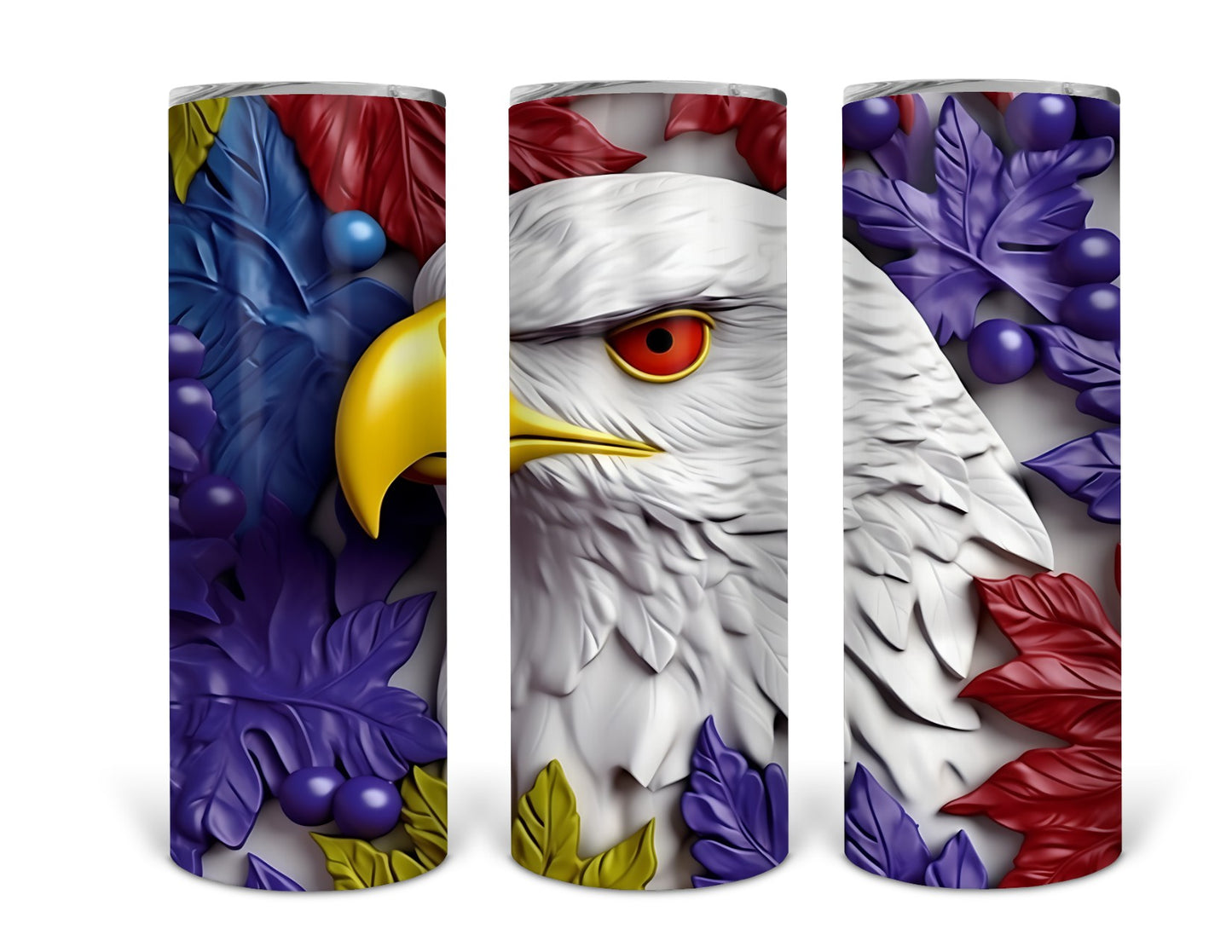 patriotic eagle 3D tumbler 1 .bnb