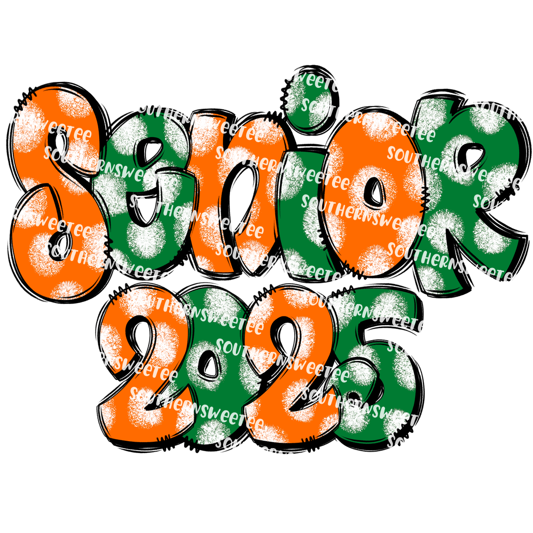 senior 2025 green and orange .sddaug