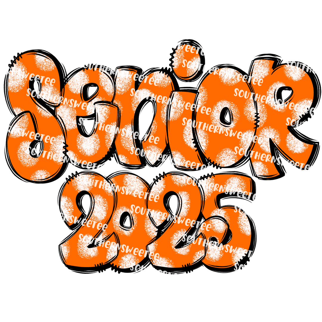 senior 2025 orange .sddaug