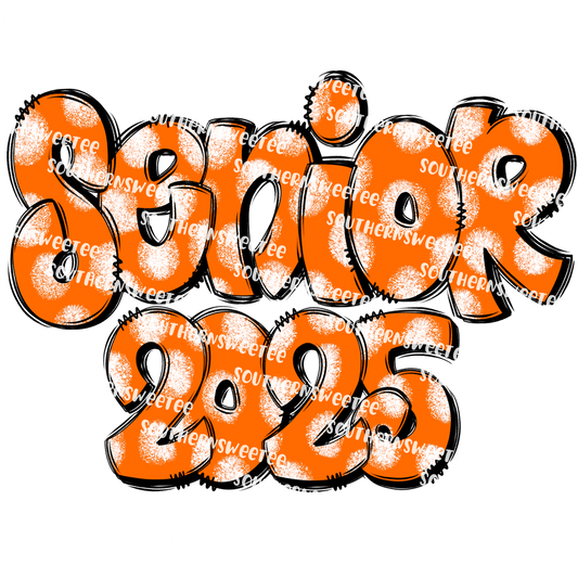 senior 2025 orange .sddaug