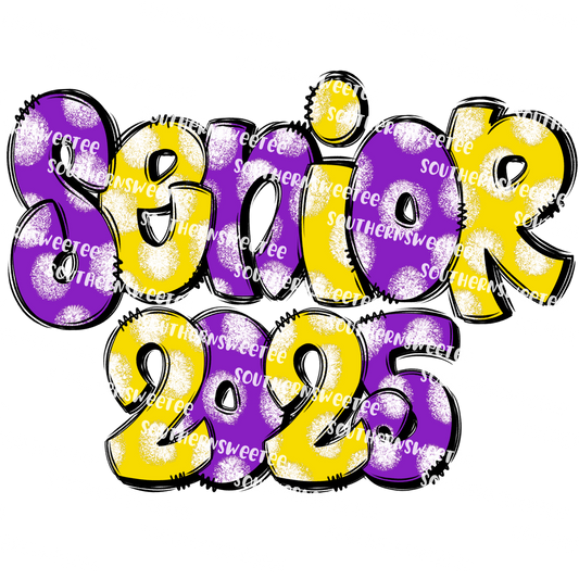 senior 2025 purple and yellow .sddaug