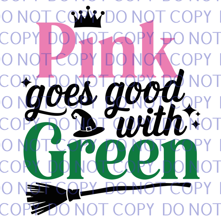 pink goes good with green .bnb