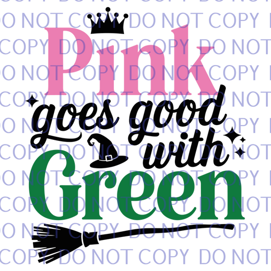 pink goes good with green .bnb