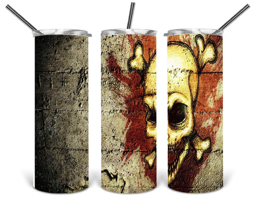 block wall skull 20 oz .bnb