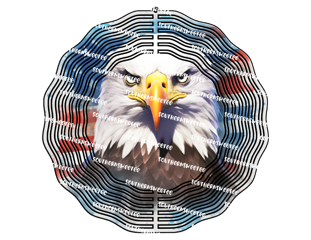american eagle 1 windspinner .bnb (SIZE IS 8.2 X 8.2)