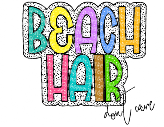 beach hair dalmatian dots .bnb