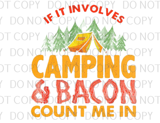 camping and bacon .bnb