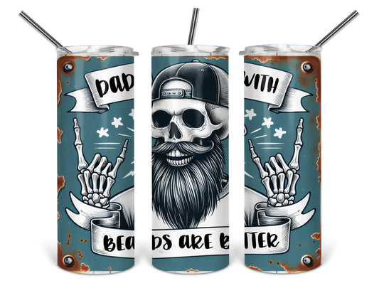 dads with beards tumbler wrap .bnb