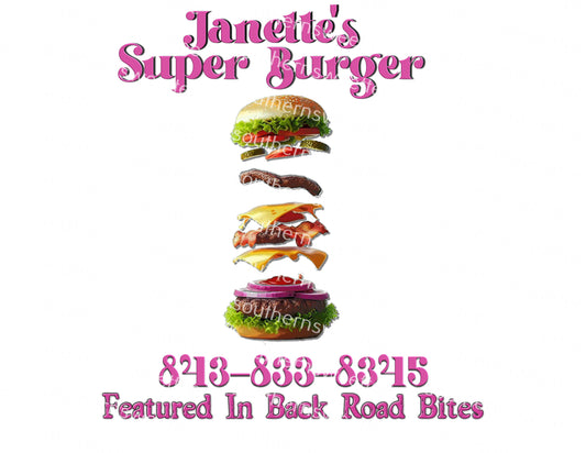 janette's super burger pink .bnb