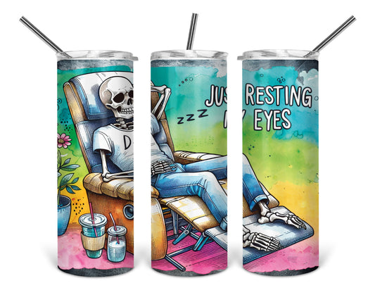 just resting my eyes tumbler wrap .bnb