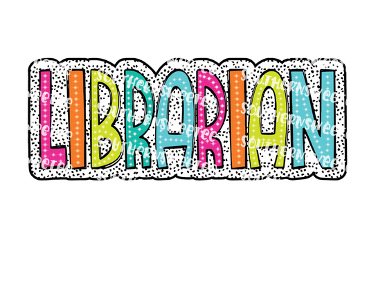librarian dalmatian dots .bnb