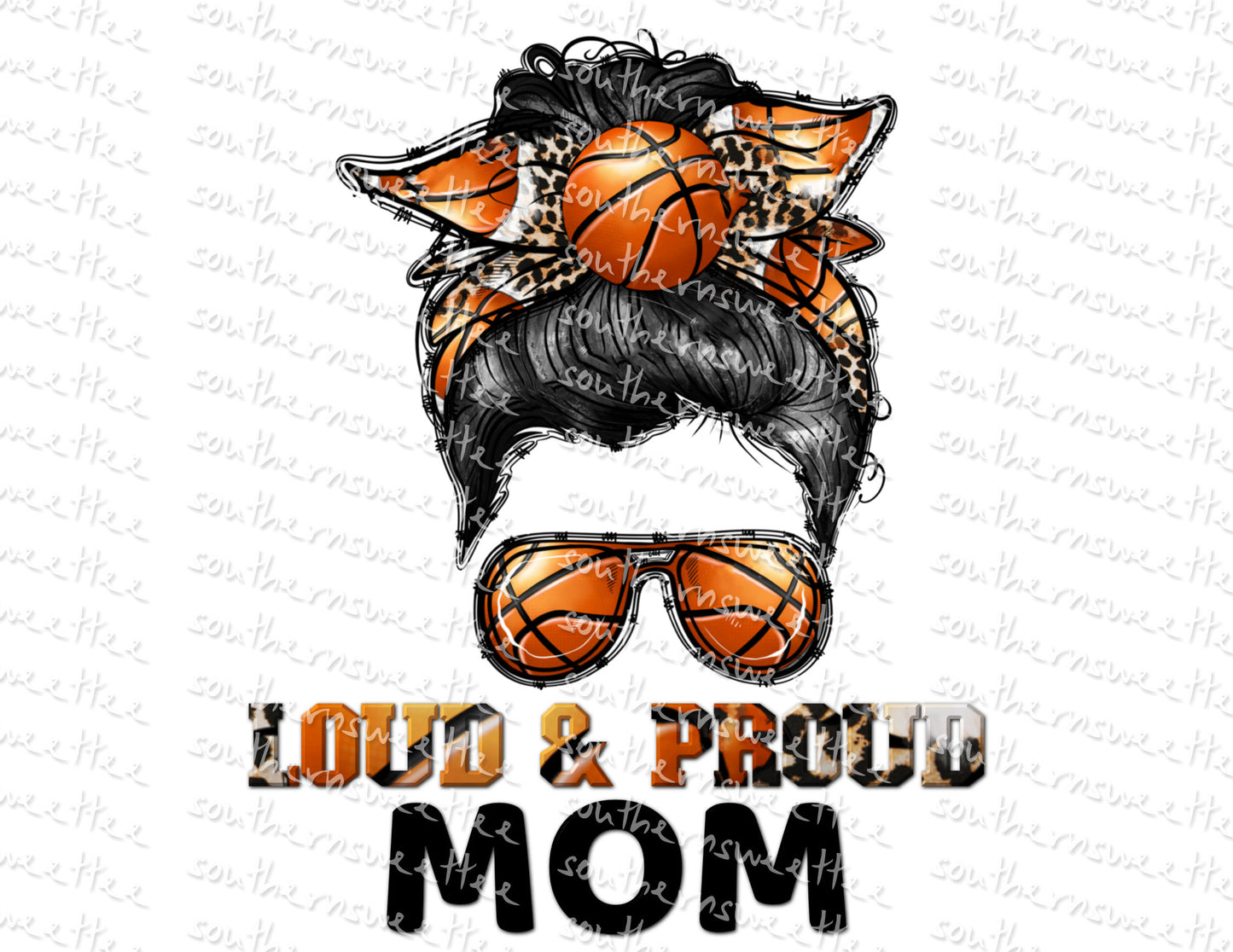 loud and proud basketball mom .bnb