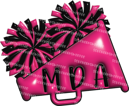 mda pink and black cheer .bnb