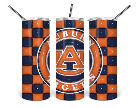 orange and blue ua tiger tumbler inflated .bnb