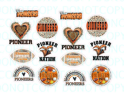 pioneer sticker sheet .bnb