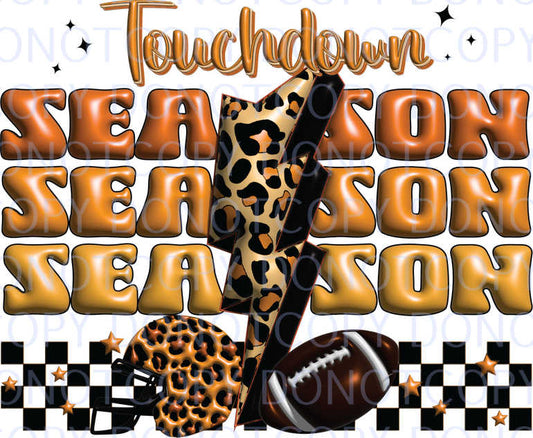 touchdown season orange and black inflated .bnb