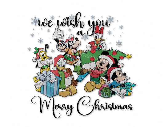 we wish you a Merry Christmas mouse and friends .bnb