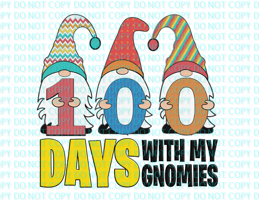 100 days with my gnomies colorful .bnb