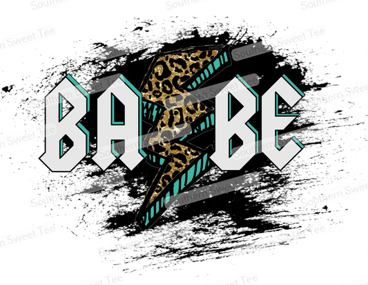 babe leopard and teal .bnb