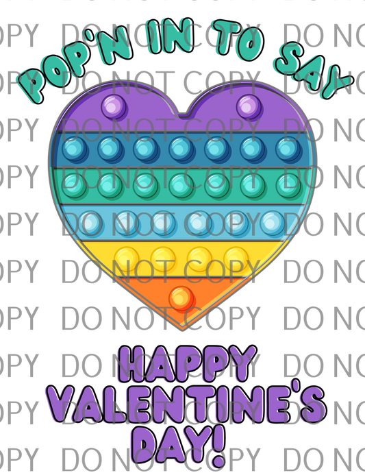 popn in to say happy valentines day . tld