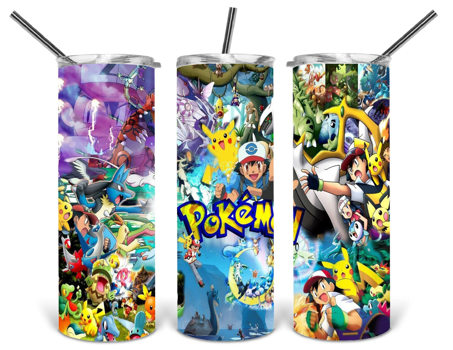 pokemon collage 20 oz tumbler .bnb