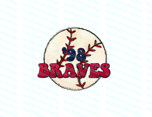 98 brave baseball pocket .bnb