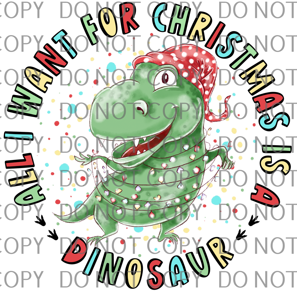 all I want for christmas is a dinosaur .ss22