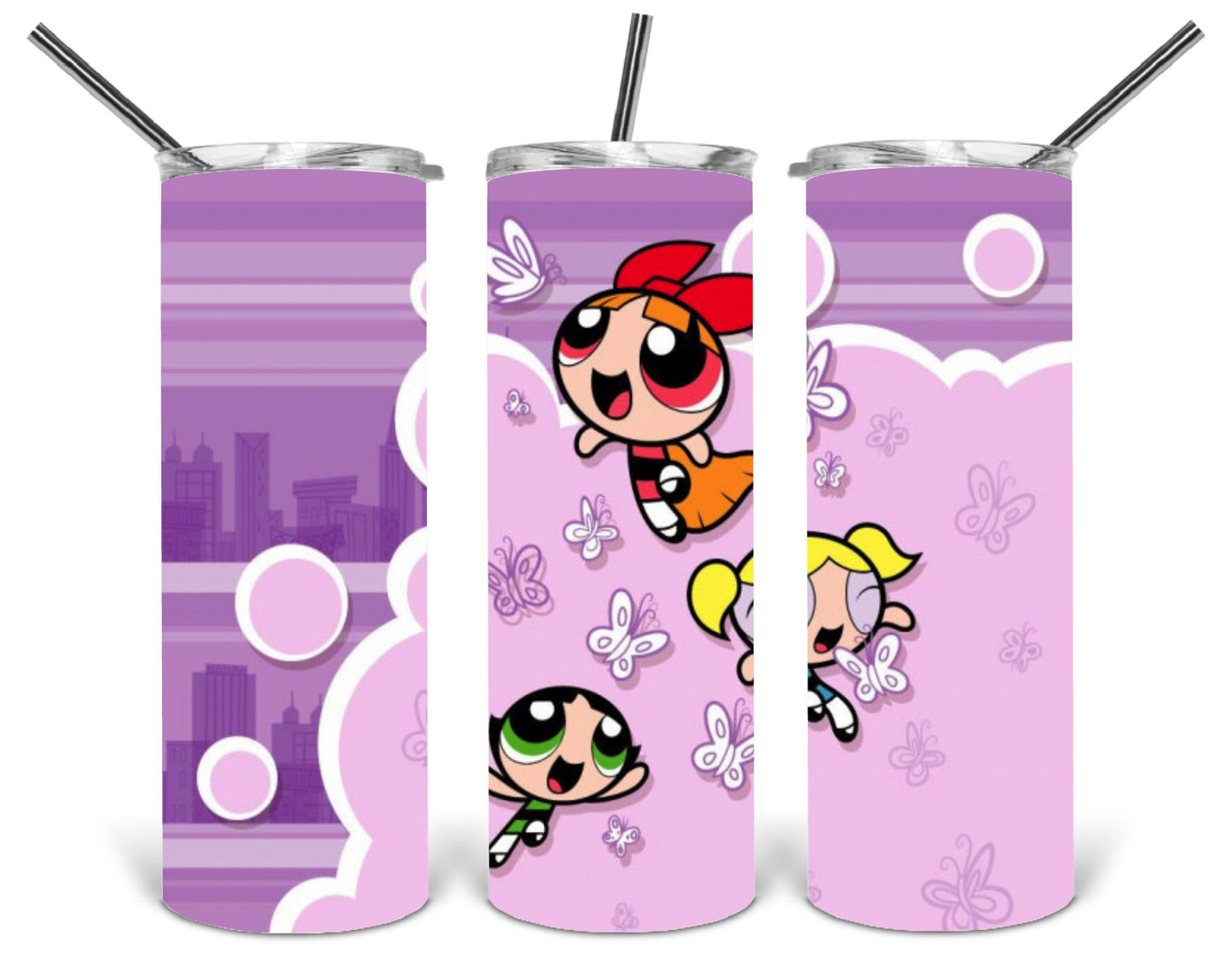 purple power puff girl tumbler .bnb