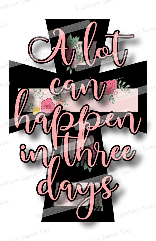 a lot can happen in three days .svg