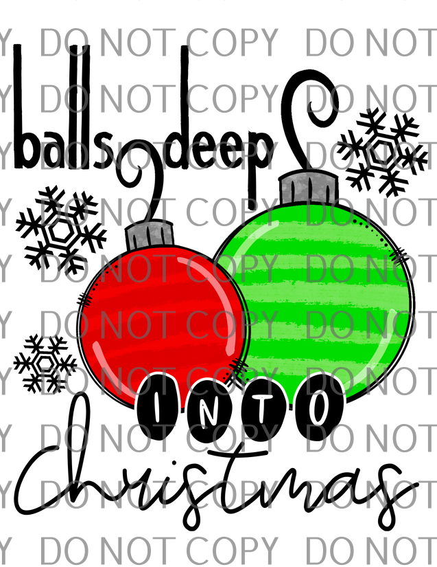 balls deep into Christmas.rtd/fun