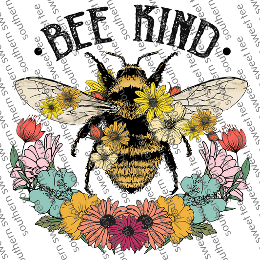 bee kind wildflower .bnb/retro