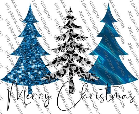 blue christmas trees .glg/chr