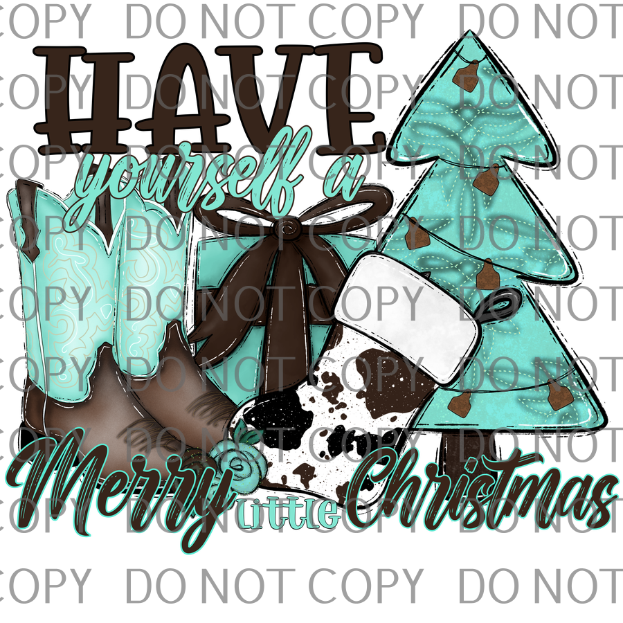 have yourself a merry little christmas teal .rtd/fun