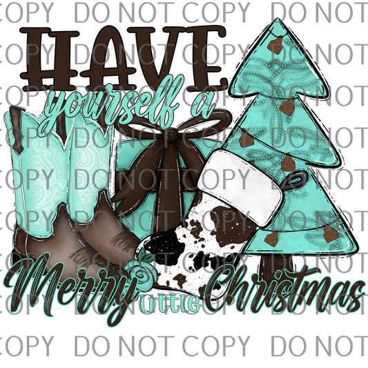 have yourself a merry little christmas teal .rtd/fun