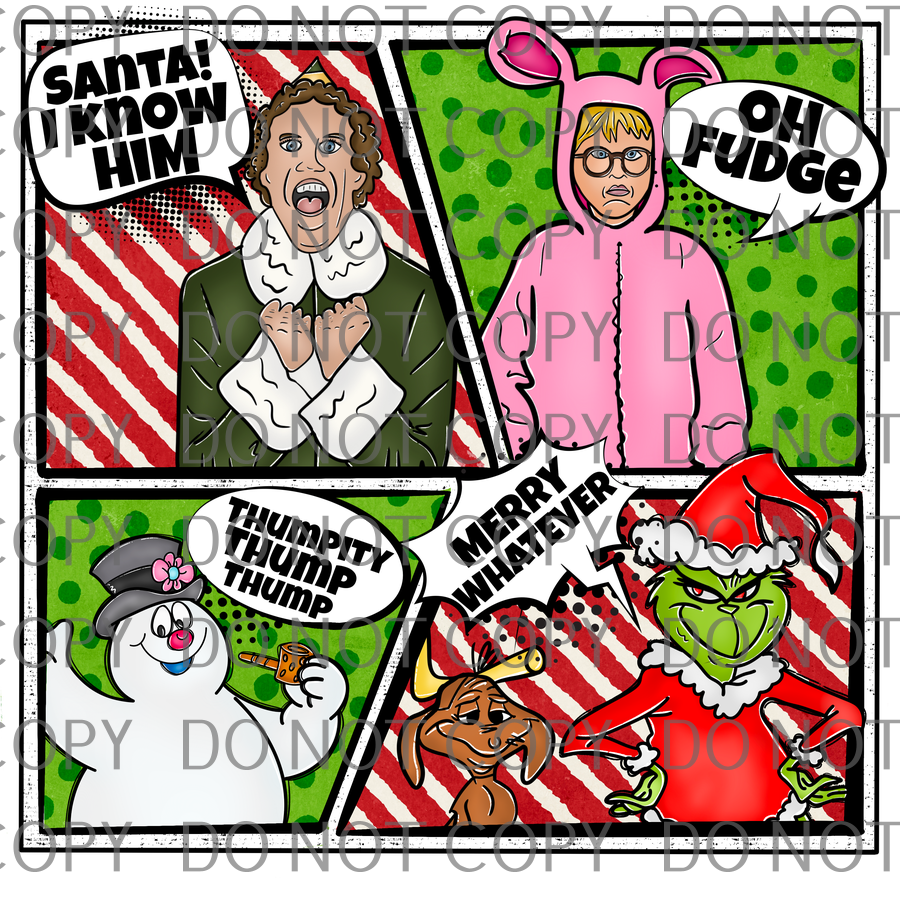 comic christmas movies color. rtd/fun