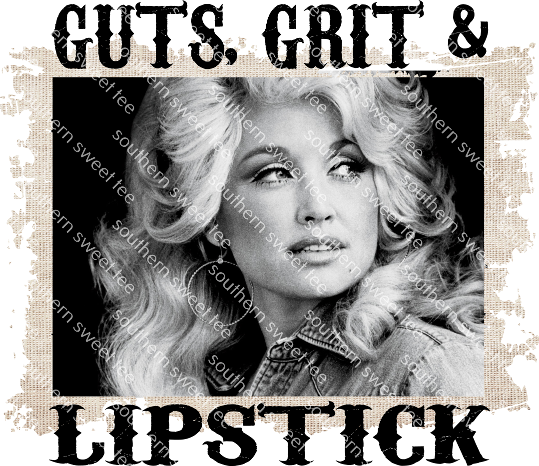 dolly guts grit & lipstick .svg