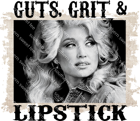 dolly guts grit & lipstick .svg